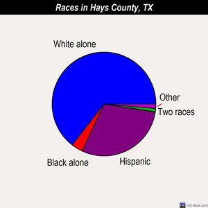 Hays County races chart