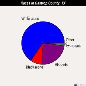 Bastrop County races chart