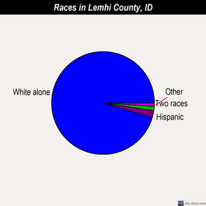 Lemhi County races chart