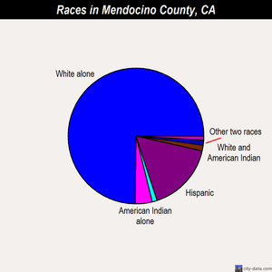 Mendocino County races chart
