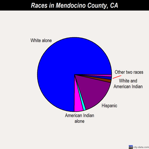 Mendocino County races chart