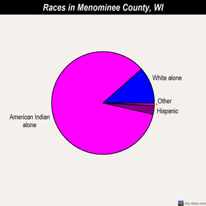 Menominee County races chart