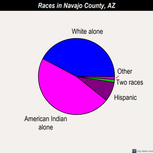 Navajo County races chart