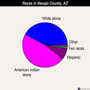 Navajo County races chart