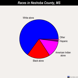 Neshoba County races chart