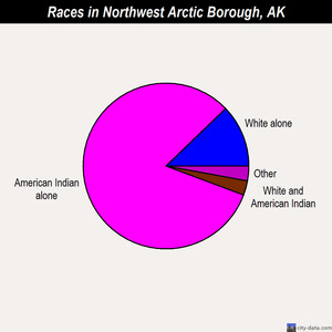Northwest Arctic Borough races chart