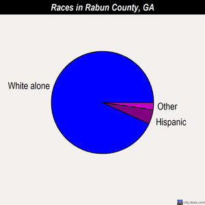 Rabun County races chart