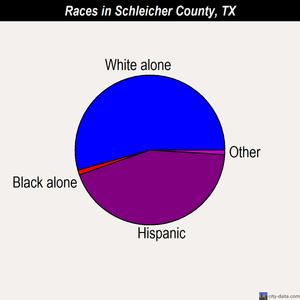 Schleicher County races chart