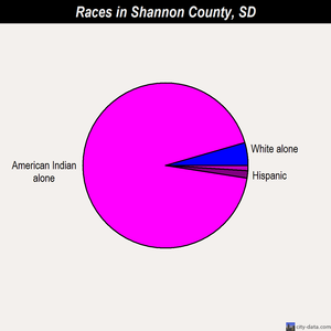 Shannon County races chart
