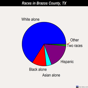 Brazos County races chart