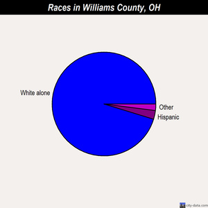 Williams County races chart