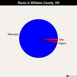 Williams County races chart