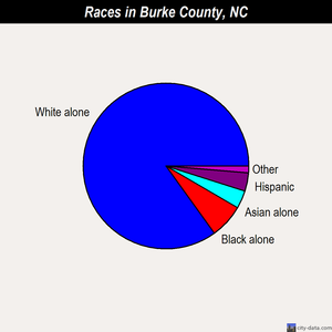 Burke County races chart
