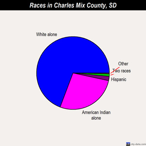 Charles Mix County races chart