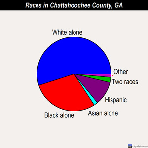 Chattahoochee County races chart