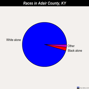 Adair County races chart