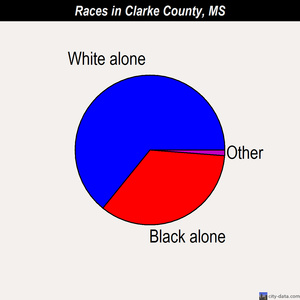 Clarke County races chart