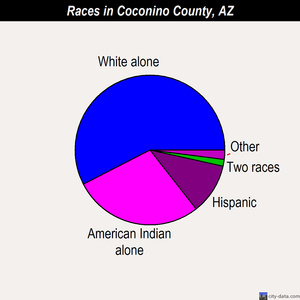Coconino County races chart