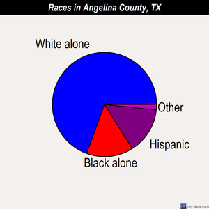Angelina County races chart