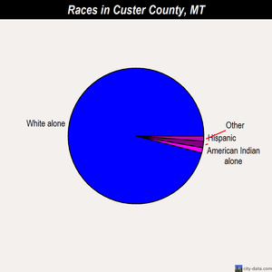 Custer County races chart