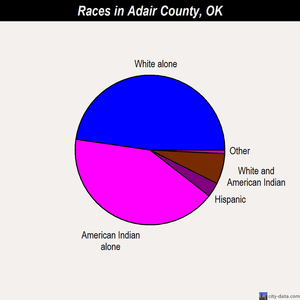 Adair County races chart