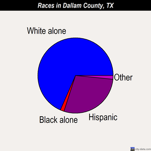 Dallam County races chart