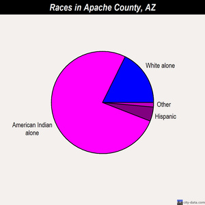 Apache County races chart