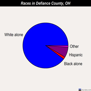 Defiance County races chart
