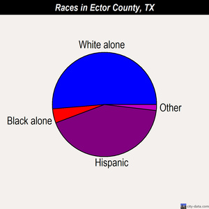 Ector County races chart