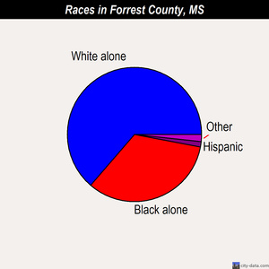 Forrest County races chart