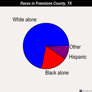Freestone County races chart