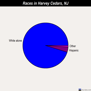 Harvey Cedars races chart