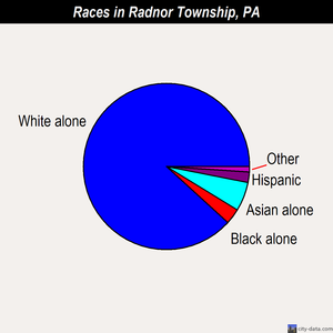 Radnor Township races chart