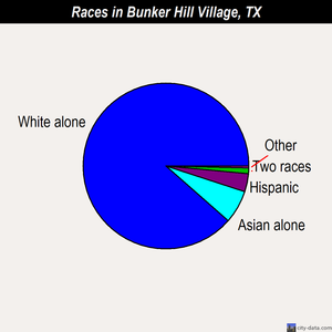 Bunker Hill Village races chart