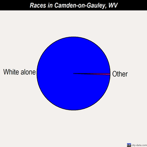 Camden-on-Gauley races chart