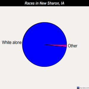 New Sharon races chart