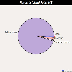 Island Falls races chart