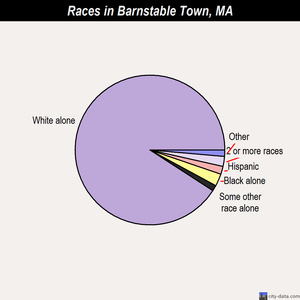 Barnstable Town races chart