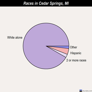 Cedar Springs races chart