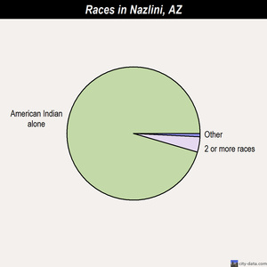 Nazlini races chart