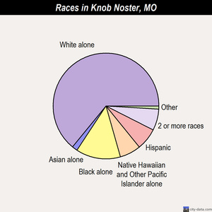 Knob Noster races chart