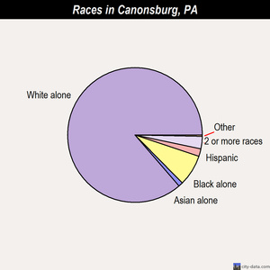 Canonsburg races chart