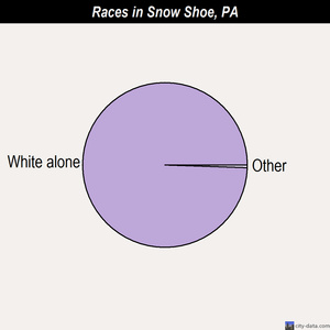 Snow Shoe races chart