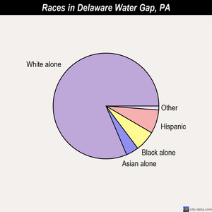 Delaware Water Gap races chart