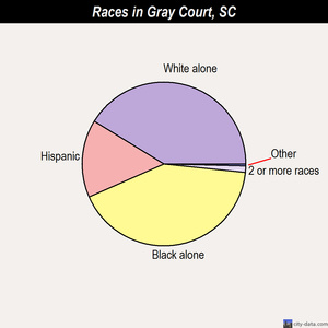 Gray Court races chart