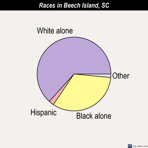 Beech Island races chart