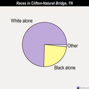 Clifton-Natural Bridge races chart