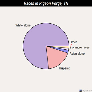 Pigeon Forge races chart