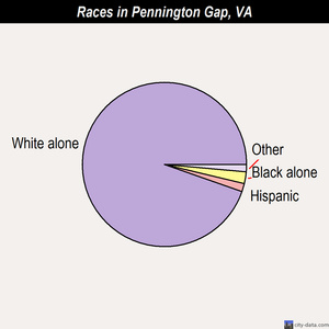 Pennington Gap races chart