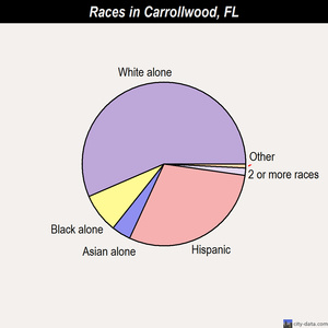 Carrollwood races chart